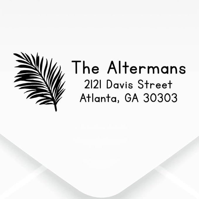 Custom Floral Address Stamp | Choose from 12 Designs | Multiple Ink Color - Image 2