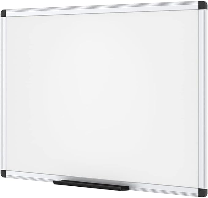 VIZ-PRO Dry Erase Board/Magnetic White Board, 48 X 32 Inches by VIZ-PRO