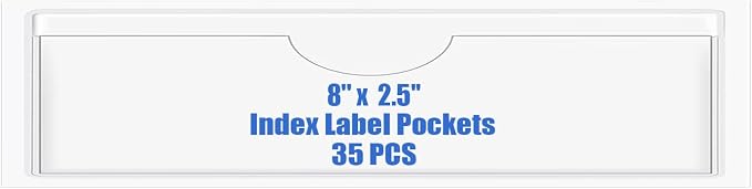 Origin-Joy 35 PCS Self Adhesive Index Card Pockets by Origin-Joy
