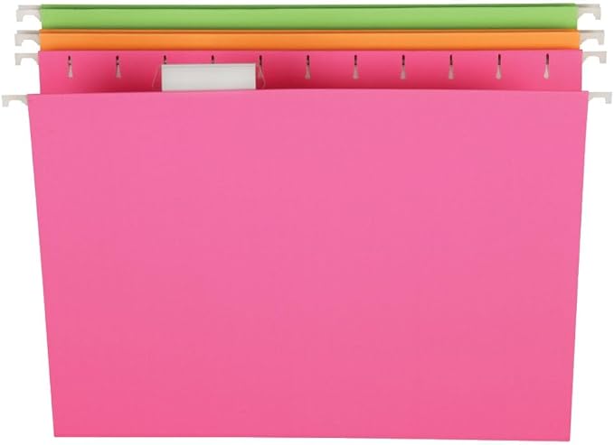 Pendaflex Glow Hanging File Folders, Letter Size, Case Pack of 12 - Image 2