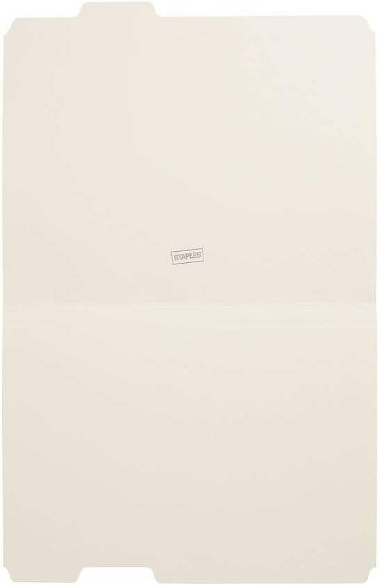 Staples File Folders, Letter Size, 1/5‑Cut Tabs, Durable Paper Stock - Image 4