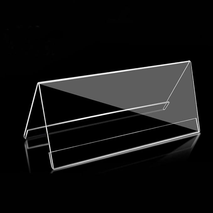 5 Pack Desk Name Plate Holder, Acrylic Sign Holder - Image 7
