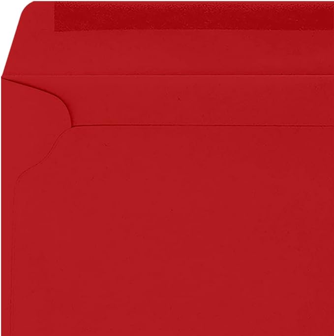 LUXPaper 9 x 12 Booklet Envelopes | Ruby Red | 80lb. Text | 250 Qty - Image 4