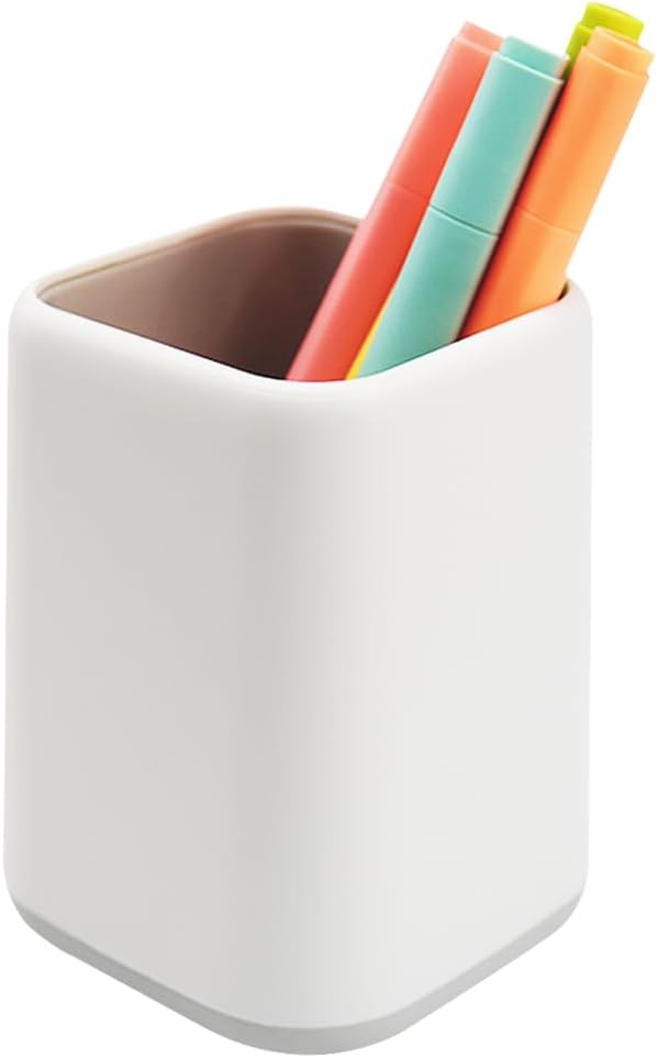 ZUFECY Pen Holder Stand for Desk, Scandinavian Design Desk Organizer Makeup by ZUFECY