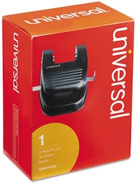 Universal 74222 30-Sheet Two-Hole Punch, 9/32" Holes - Image 2