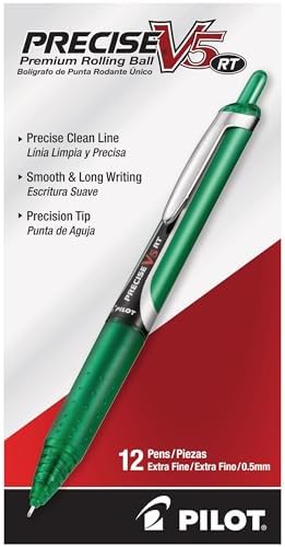 Pilot Precise V5 RT Refillable & Retractable Rollerball Pens, Extra Fine Point - Image 3