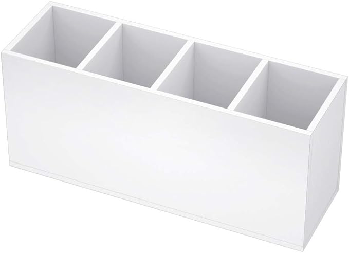 NIUBEE Acrylic Pen Holder 4 Compartments by NIUBEE