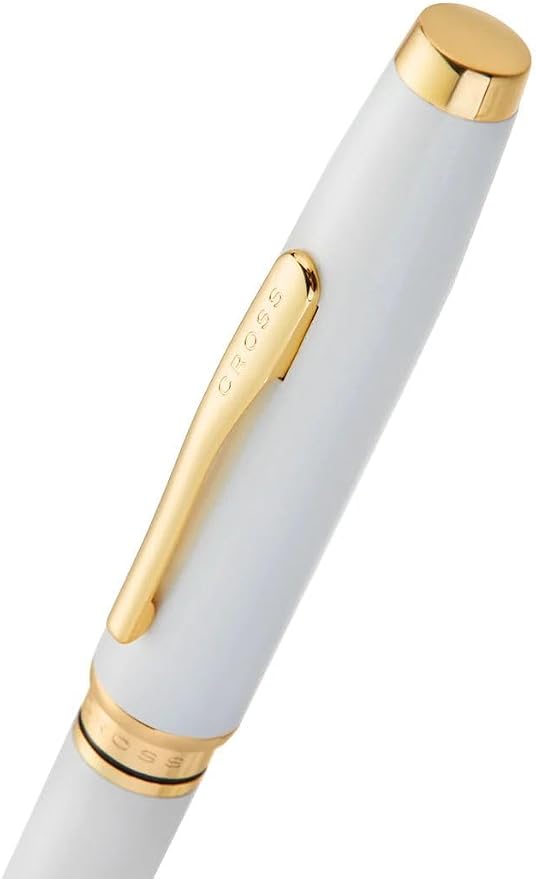 Cross Coventry Pearl White Lacquer & Gold PVD Appointments Ballpoint Pen - Image 3