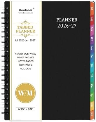 Planner 2026-2027 by BooQool