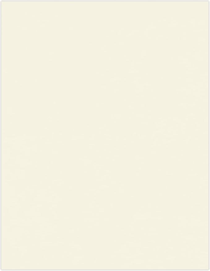 LUXPaper 8.5" x 11" Classic Crest Paper | Letter Size | Baronial Ivory | 24lb. by LUXPaper