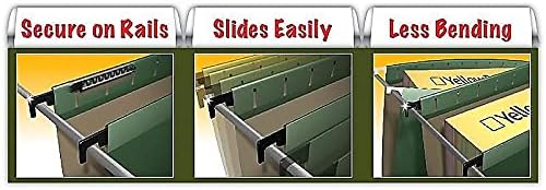 Pendaflex SureHook Hanging File Folders, Legal Size, Standard Green - Image 3
