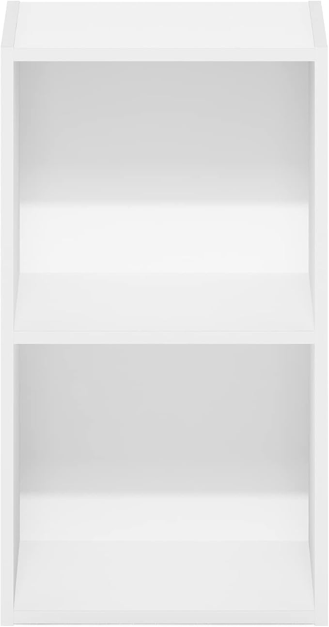 Furinno PASIR Book Shelf, 2-Tier Modern Bookshelf, Open Shelves Bookcase 9 x 12 - Image 7