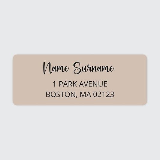 Dotty about Paper Personalized Beige Colorblock by DottyAboutPaper