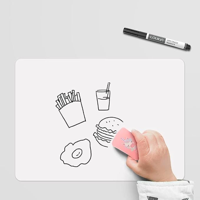 loukin 2 Pack Kid Magnetic Dry Erase Erasers, Mini Whiteboard Eraser, Small - Image 3