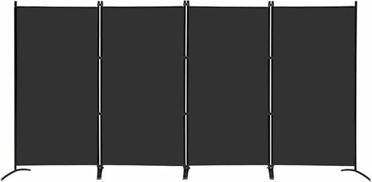 MAYOLIAH 4 Panel Privacy Screen Room Dividers 6FT Tall Portable Office Wall by MayoliahHome