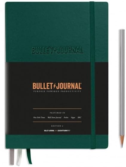 LEUCHTTURM1917 368952 Bullet Journal Edition 2 Green23, Medium A5, 206 Numbered - Image 4