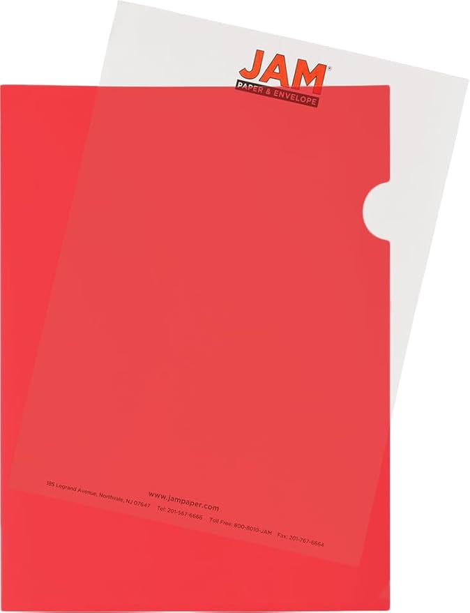 JAM PAPER Plastic Sleeves by JAMPaper