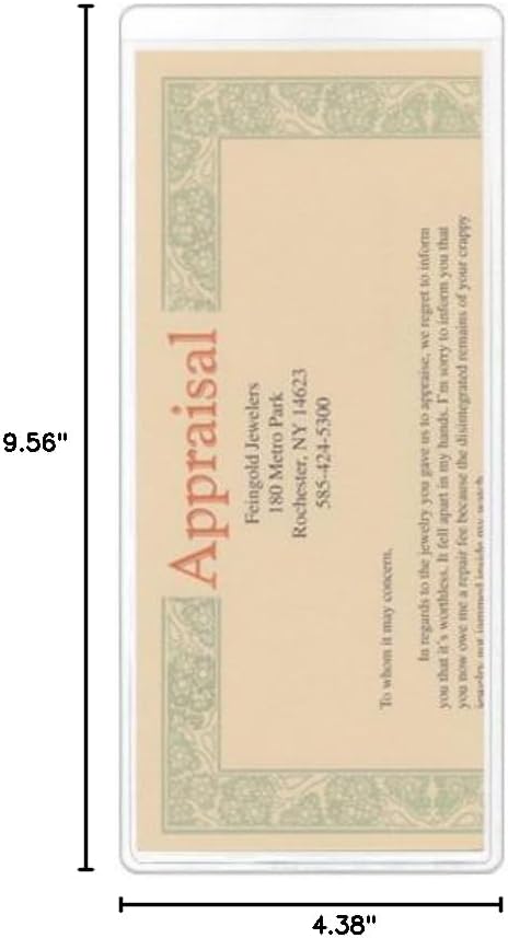 StoreSMART® - Clear Plastic Brochure/Policy/Ticket Holders - 10 Pack - RR9124-10 - Image 9