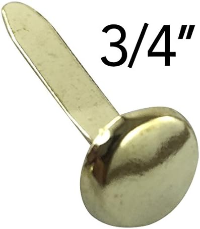 Clipco Paper Fasteners Medium 3/4-Inch Brass Plated - Image 2