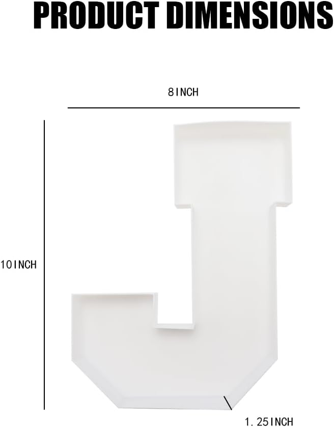 Plastic Fillable Letter Charcuterie Box, 10in Reusable Alphabet Shaped Tray - Image 3