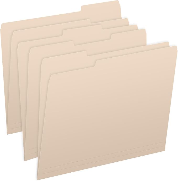 Ecom Folders Top Tab File Folders | Letter Size 11 Pt Stock by Ecom+Folders