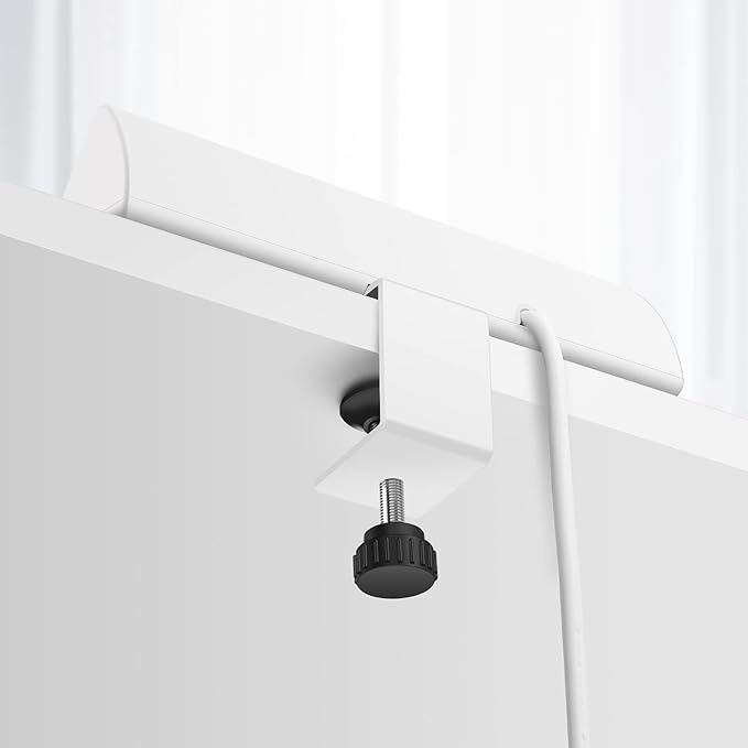Jgstkcity Desk Clamp Power Strip,40W Total Fast Charging Station,2 PD 20W USB C Ports,Desk Edge Mount Surge Protector for Home, Office,3 Outlets,Fit 1.96" Tabletop Edge,ETL Listed,White-DeskLoop Office