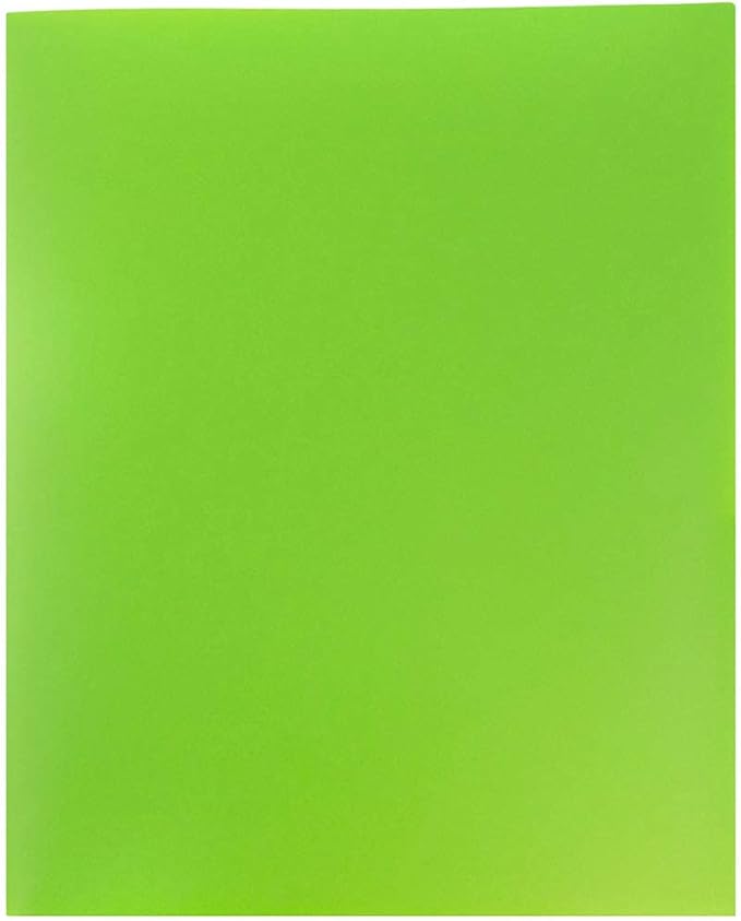JAM PAPER Plastic 2 Pocket POP Folders - Image 6