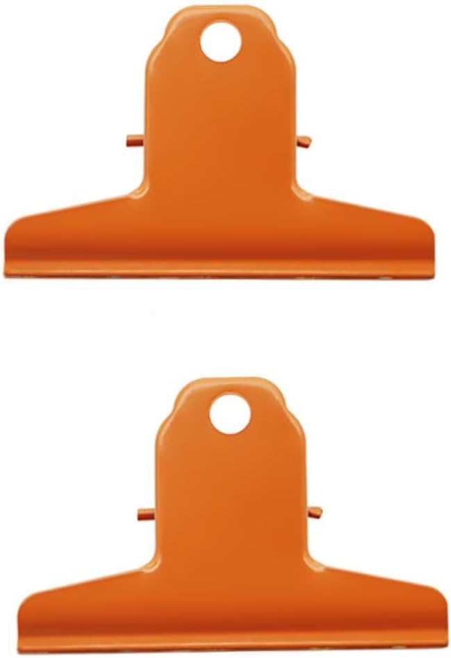 2PCS Extra Large Binder Clips Metal Bulldog Clip Large Paper Clamp Holder by SEEKRARE