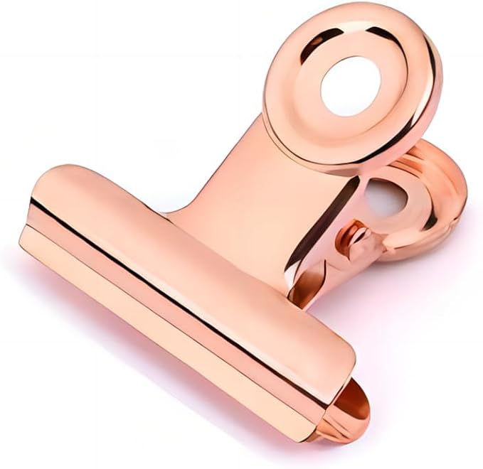 Coideal Bulldog Paper Clips Rose Gold, Food Bags, Pictures Photos, Art Crafts by Coideal