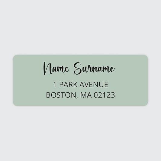 Dotty about Paper Personalized Sage Green Colorblock by DottyAboutPaper