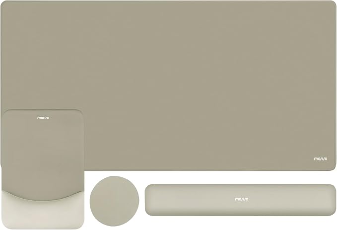 MOSISO Keyboard Mouse Pad Set, Large Gaming Mouse Pad&Rectangular Keyboard by MOSISO