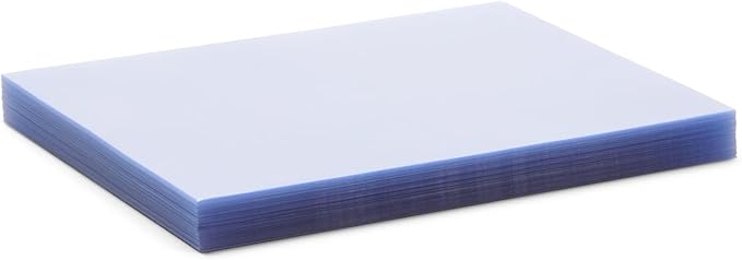 Juvale 100 Pack Clear Presentation Covers for Binding, Letter Size 10 Mil Plastic Sheets for Reports, Presentations, Awards, Books (8.5 x 11 in)-DeskLoop Office