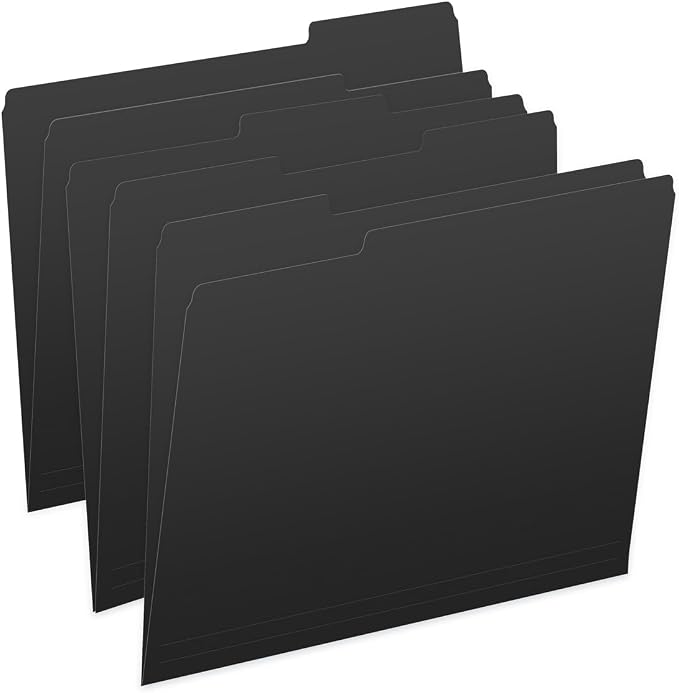 Ecom Folders Top Tab File Folders | Letter Size 11 Pt Stock by Ecom+Folders