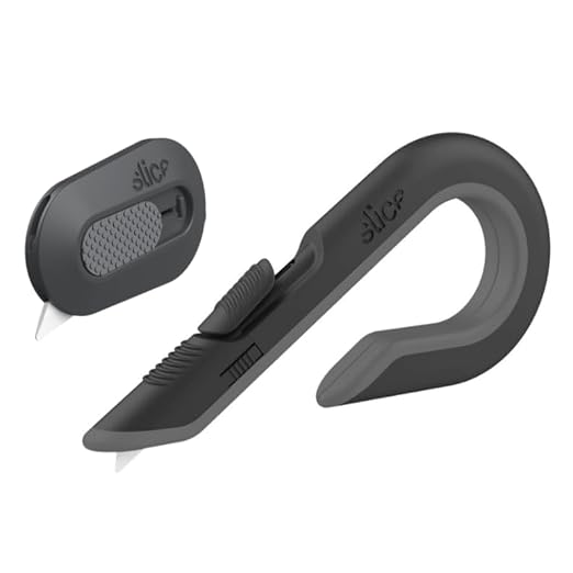 Slice Box Cutter, Heavy Duty Utility Knife, Safe Ceramic Blade Lasting 11x by SliceInc