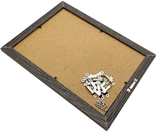 100 Pack Small Sawtooth Picture Hangers Steel Picture Hangers Picture Frames Hangers with Screws Picture Hang Solutions, for Hanging Clock Paintings Artwork Picture Frame Hook Photos (Silver)-DeskLoop Office