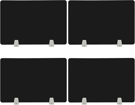 4PCS Desk Dividers Office Partitions, Privacy Desk Panel Protective, Frosted by TFCFL