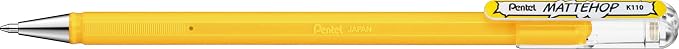 Pentel Mattehop 1.0mm Gel Roller 7pc Wallet - Image 9
