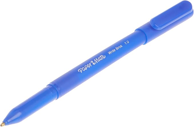 Paper Mate Ballpoint Pens, Write Bros. Blue Ink Pens, Medium Point - Image 4
