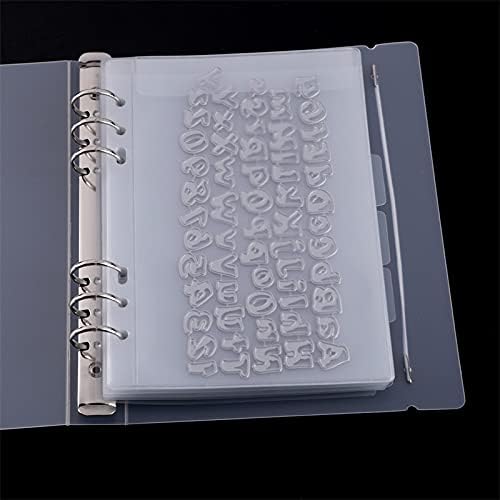 CYFUN DESIGN 10 Sheet Binder Pockets Sleeves Bags A5 Size 6 Hole Binder Folder - Image 5