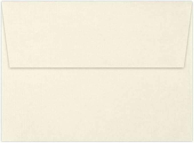 LUXPaper A7 Invitation Envelopes | Peel & Press | 5 1/4" x 7 1/4" | Natural by LUXPaper