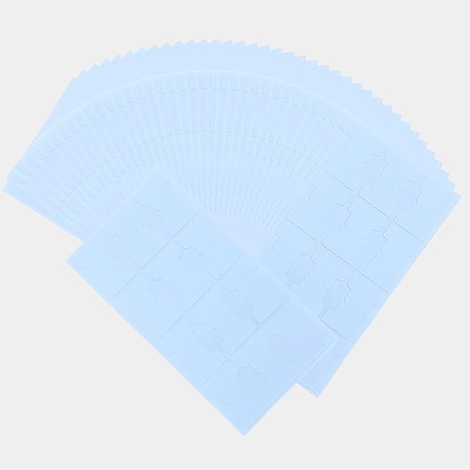 420 PCS White Writable Index Tabs, 35 Sheets Smudge-Free Thickened Paper Tape by Qaxrocyn