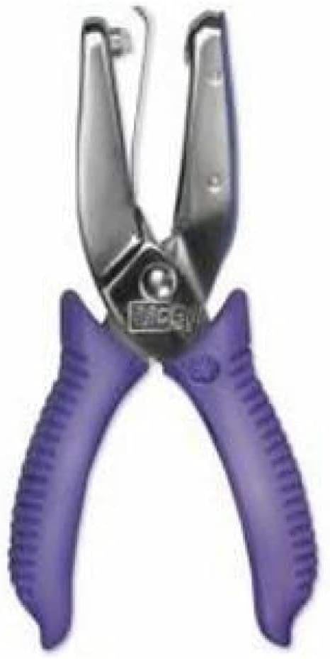 McGill 2" Reach Punchline Hole Punch, 1/8 Inch Round, Chrome/Purple by Advantus