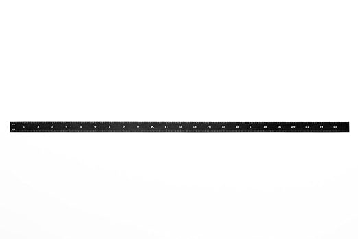PEC Tools 24" Flexible Machinist Rule, Stainless Steel Ruler - Image 2