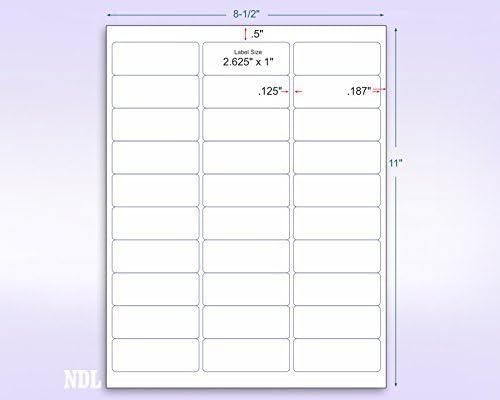 NextDayLabels - 8-1/2 x 11" Neon Color High Light Fluorescent Labels - Image 2