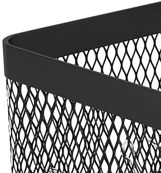 TRU RED Small Stackable Wire Mesh Accessory Holder, Matte Black – Desktop - Image 4