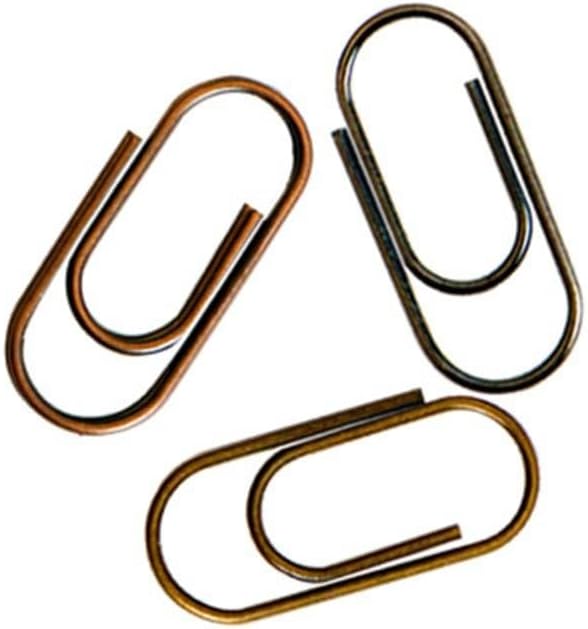 Generic 150 Pcs/Pack Mini Bronze Color Paper Clips Metal Paper Clips Notes - Image 3
