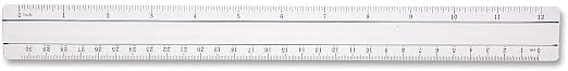 Westcott 15571 Clear Data Processing Magnifying Ruler, 12 Inch - Image 2