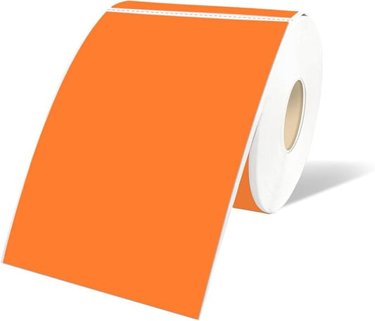STARLIBOO 3"X5" Rectangle Colored Labels, Removable Moving Labels by STARLIBOO
