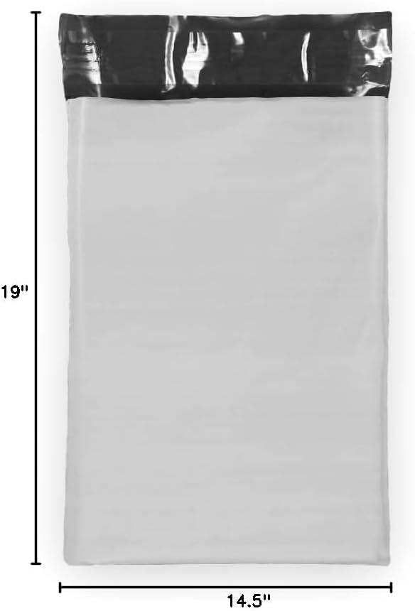10 EcoSwift 14.5 x 19 White Large Poly Mailers Size #7 Self Sealing Envelopes - Image 4