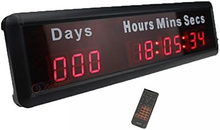 1-inch 9Digits LED Event Timer Countdown/up Clock by GODRELISH